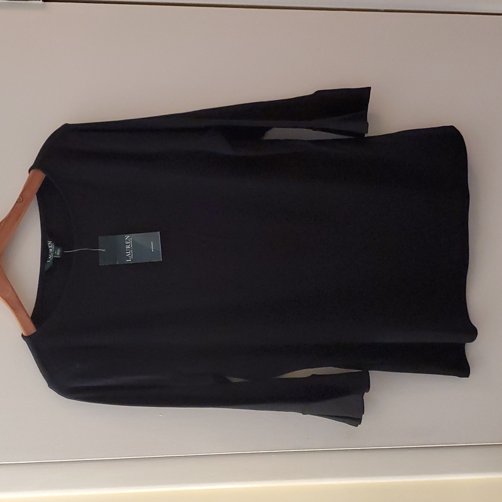 Ralph Lauren size 2X black cotton sweater.